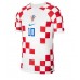 Tanie Strój piłkarski Chorwacja Luka Modric #10 Koszulka Podstawowej MŚ 2022 Krótkie Rękawy